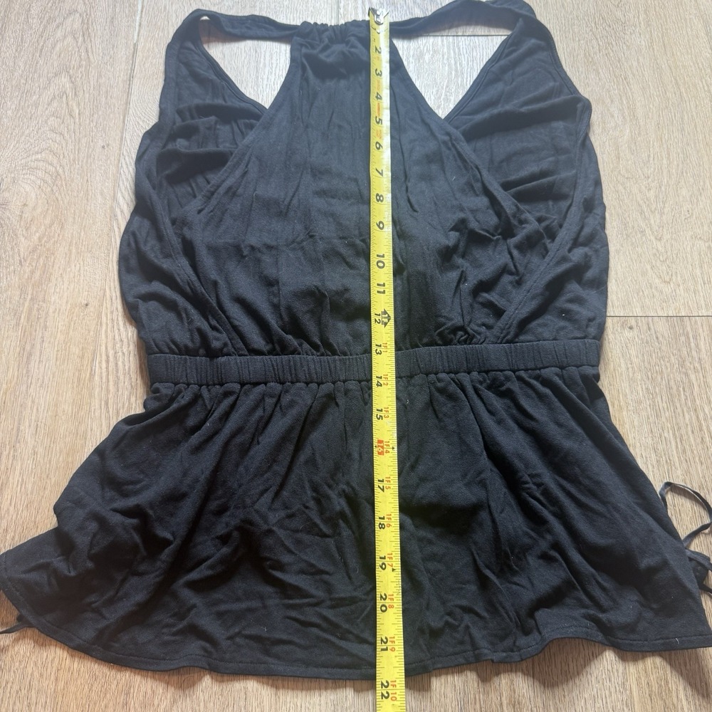 NWT Free People We the Free Heatwave Black Peplum Tank Top Large - Picture 6 of 8